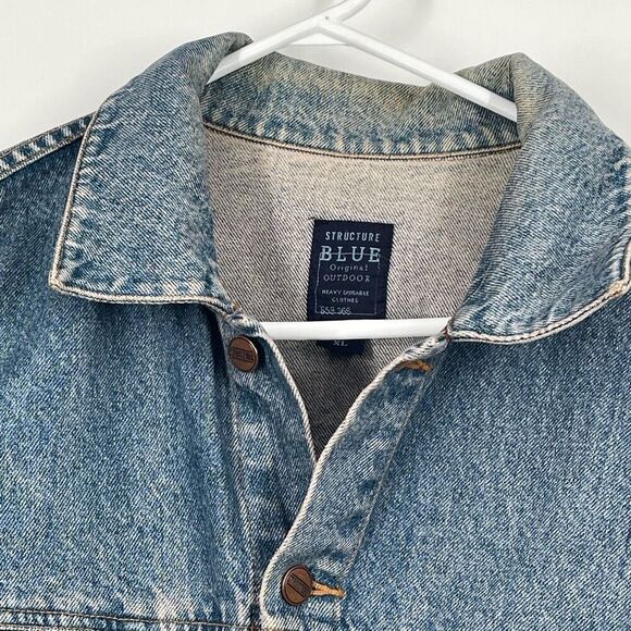 Vintage men’s trucker jacket size XL by Structure - Picture 8 of 8